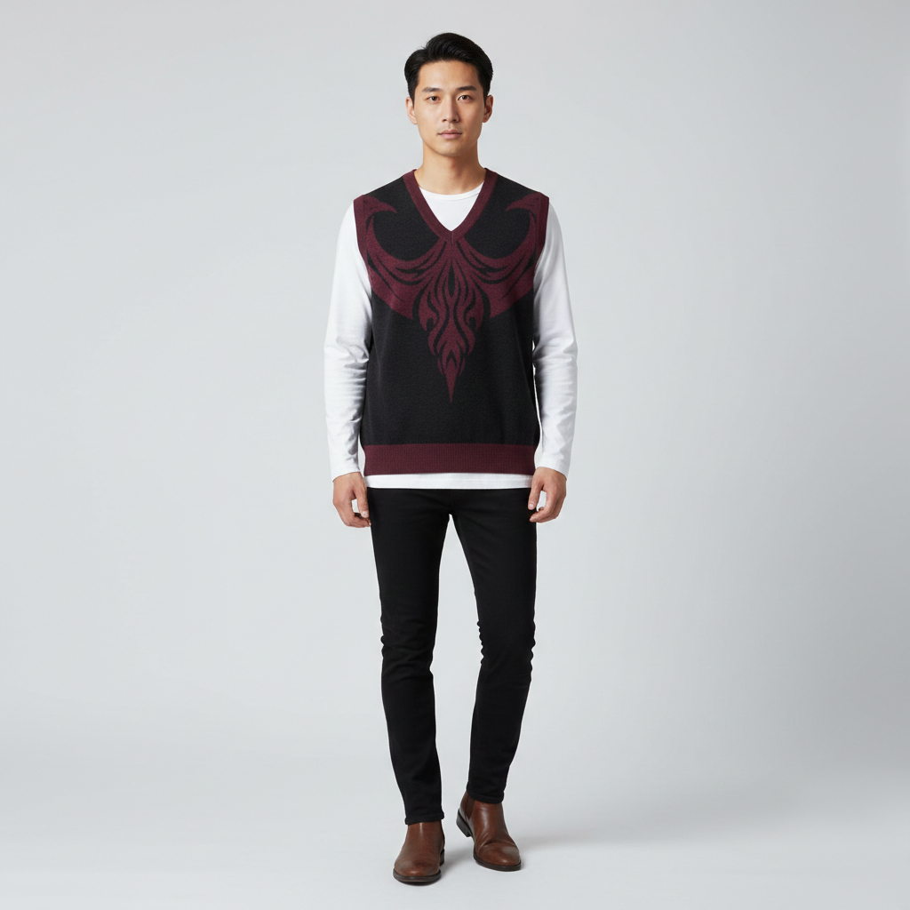 Wistario Merino V-Neck Vest