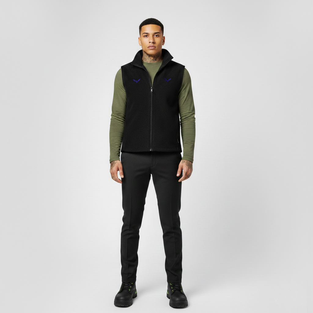 Blue Wistario × Columbia Alpine Fleece Vest