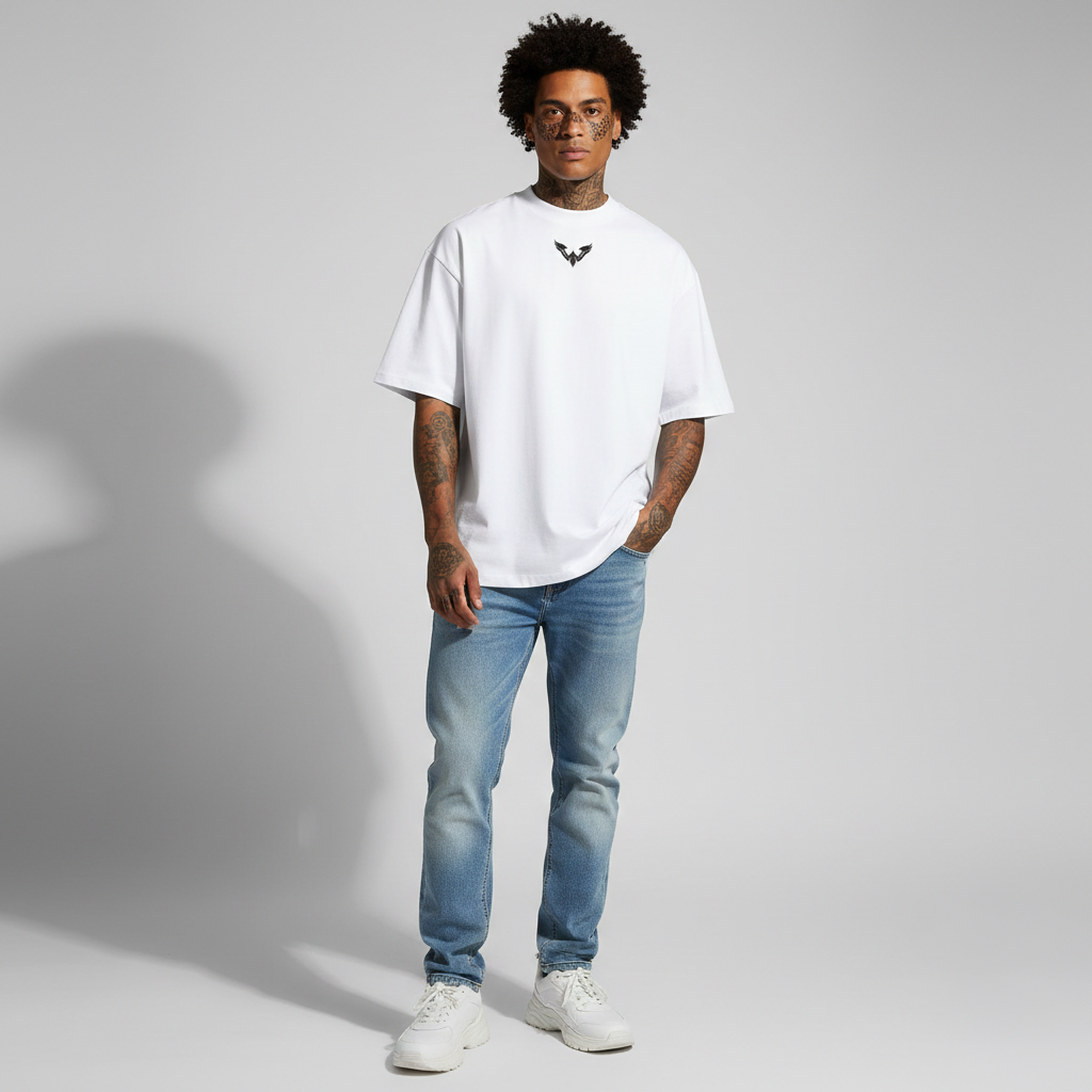 Wistario Organic Luxe High-Neck Tee