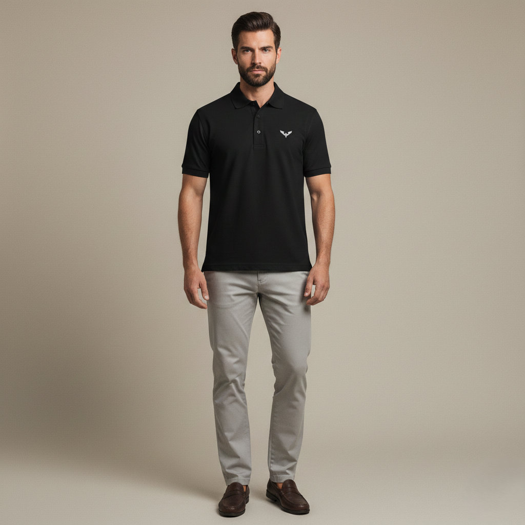 Wistario Classic White Polo